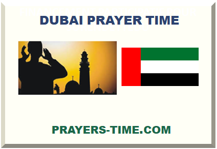Dubai prayer time and mosque