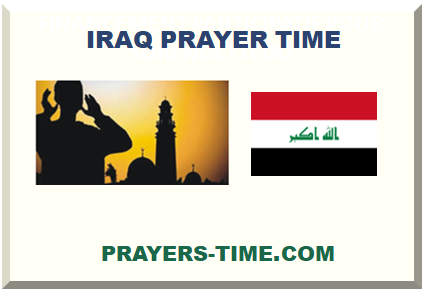 Iraq prayer time and mosque
