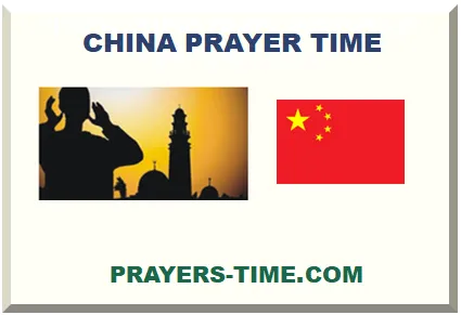CHINA ISLAMIC PRAYERS TIME