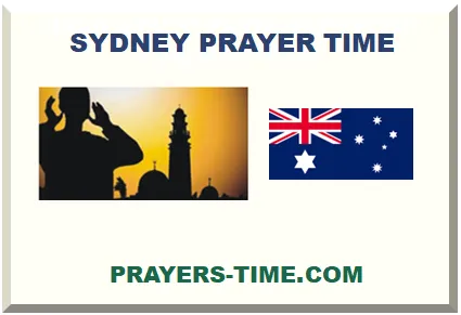 SYDNEY ISLAMIC PRAYER TIMES 2025