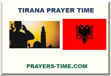 TIRANA ISLAMIC PRAYER TIMES 2025