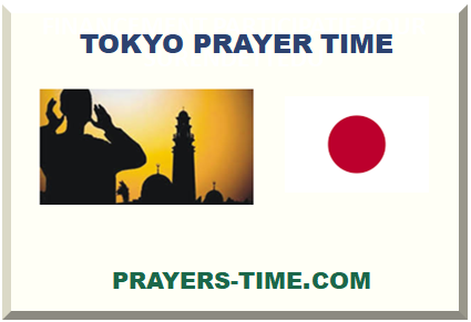 TOKYO PRAYER TIME 2024