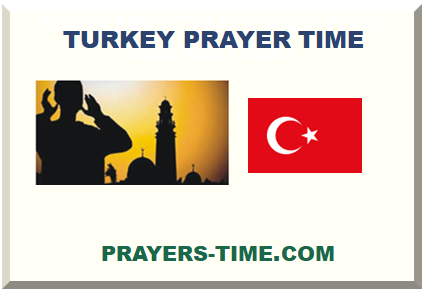 TURKEY PRAYER TIME 2024
