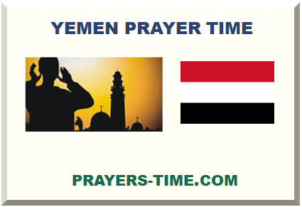 YEMEN ISLAMIC PRAYER TIMES 2025
